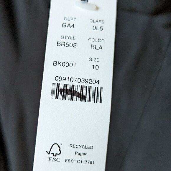 J. Crew Black Crepe Halter Midi Dress | Fringe Hem Cocktail Party Style NWT | 10 - Picture 13 of 15